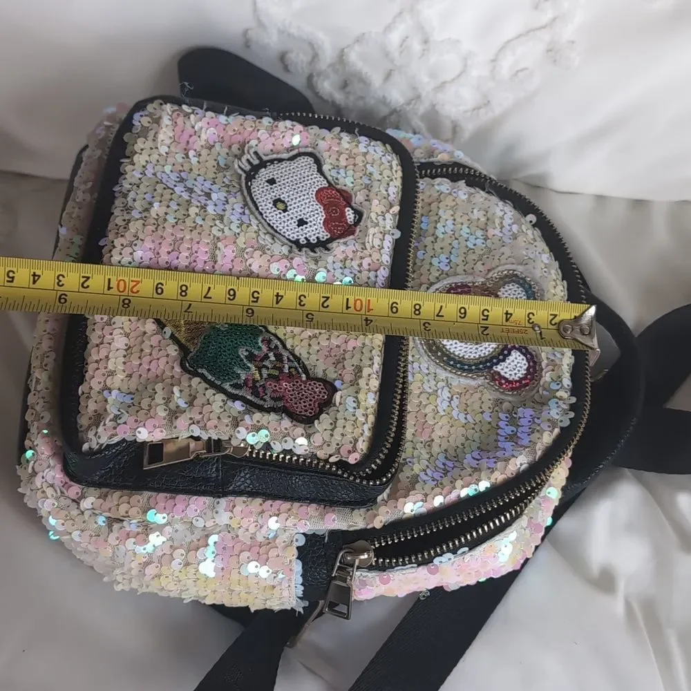 Hello Kitty Small Pink Sequin Backpack 🩷